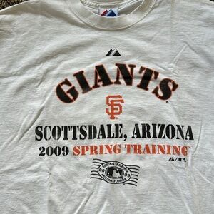 Vintage 2009 SF Giants Spring Training T Shirt - Majestic